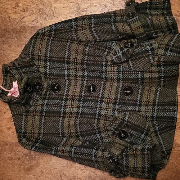 Nordstrom's Wool Blend Plaid Jacket Small - Picture 3 of 11